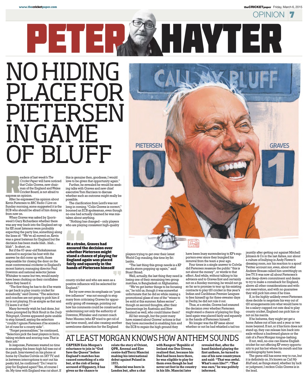The Cricket Paper Preview Pages