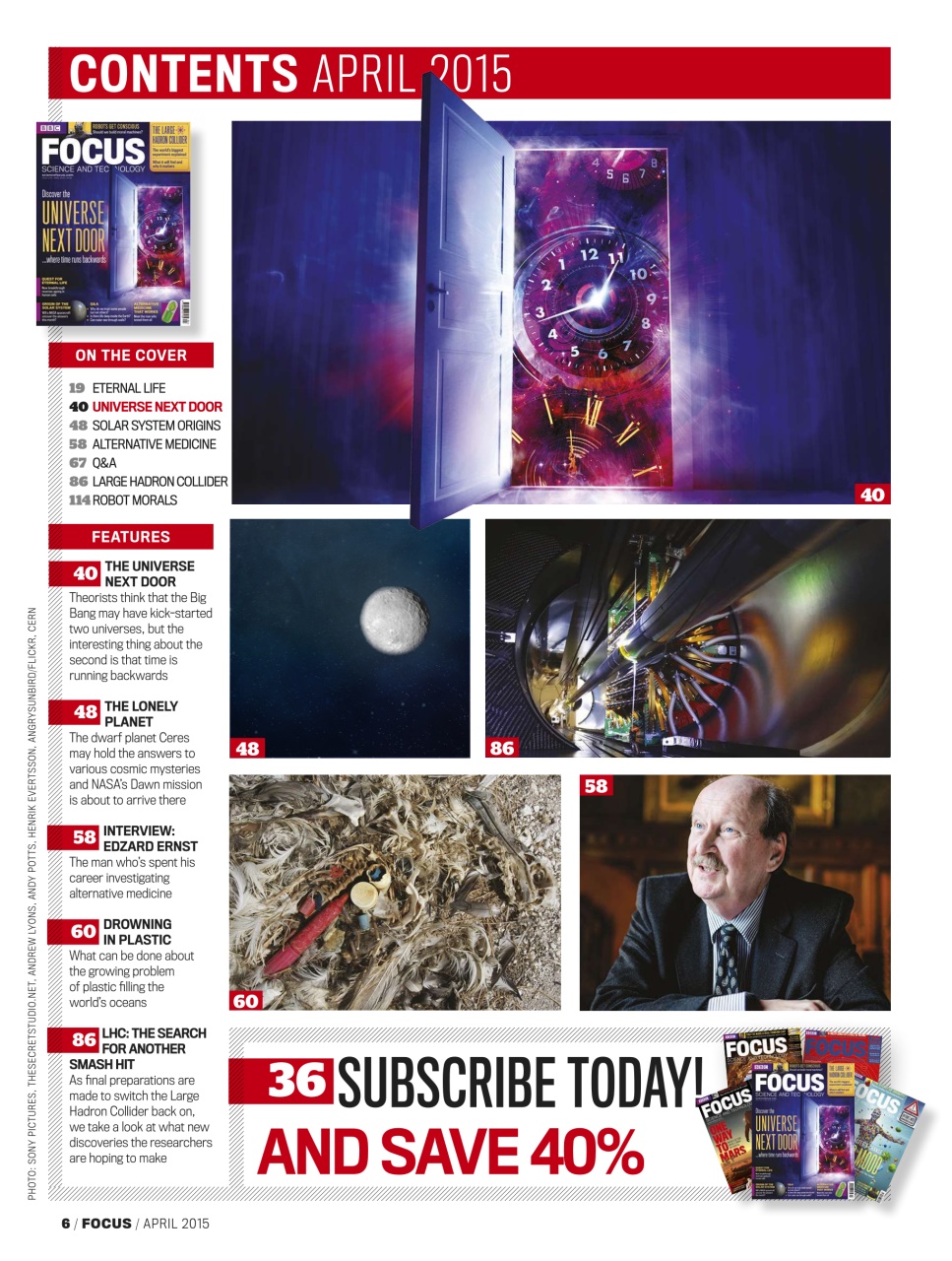 BBC Science Focus Magazine Preview Pages