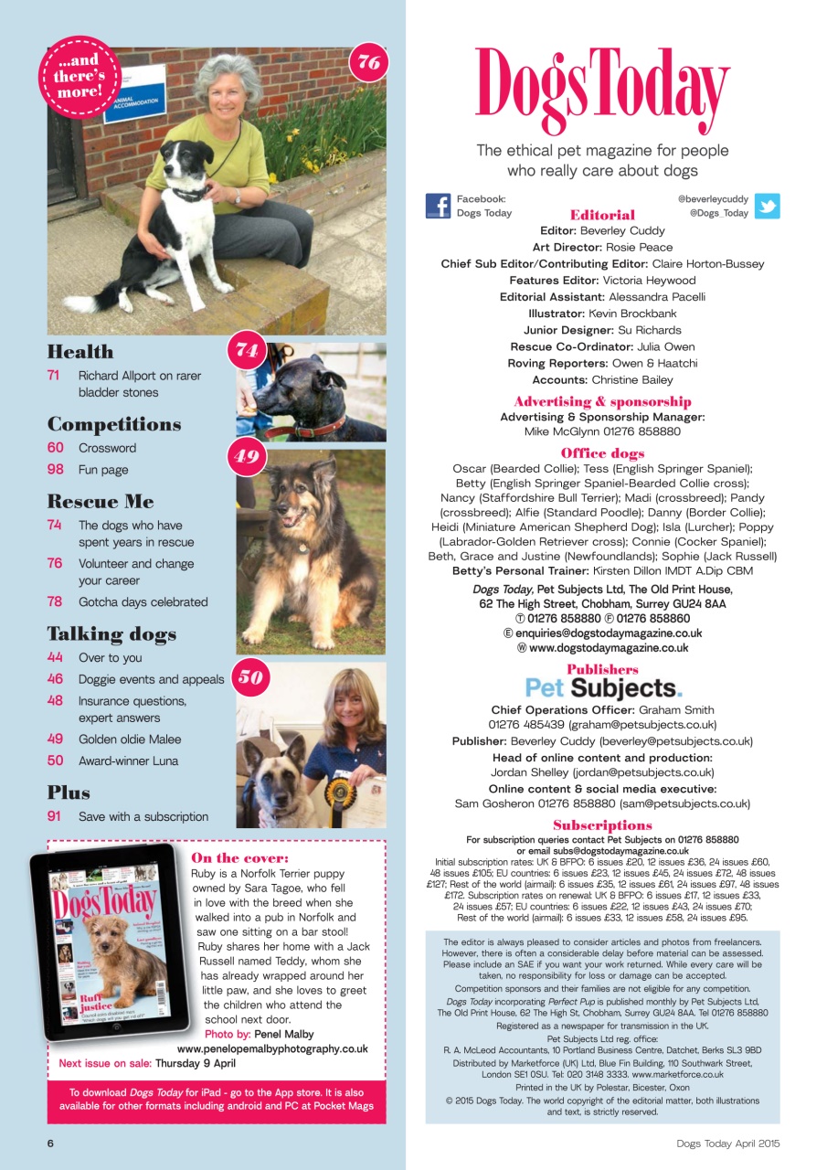 Dogs Today Magazine Preview Pages