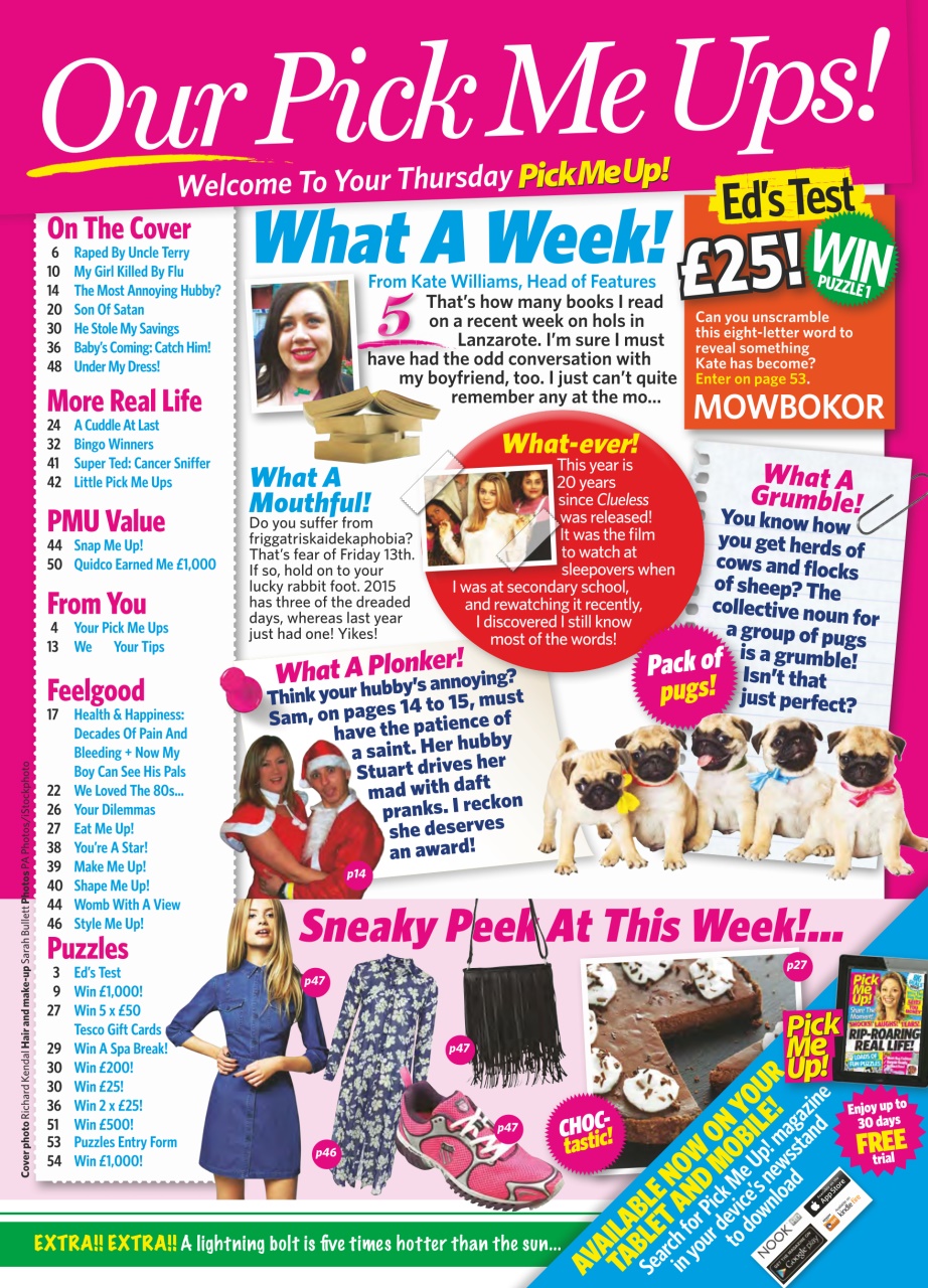 Pick Me Up Preview Pages