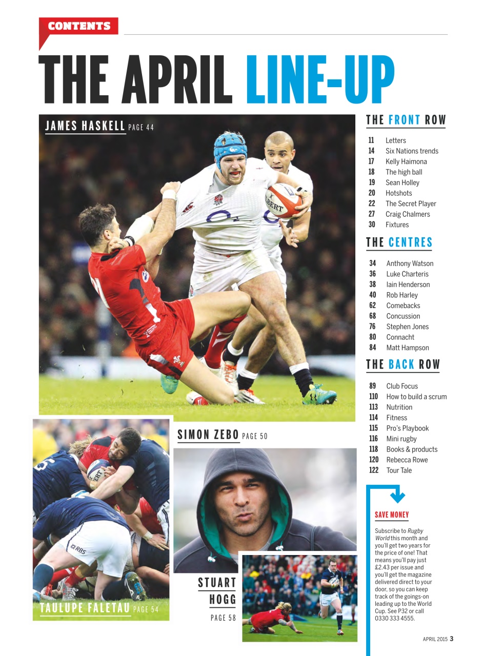Rugby World Preview Pages