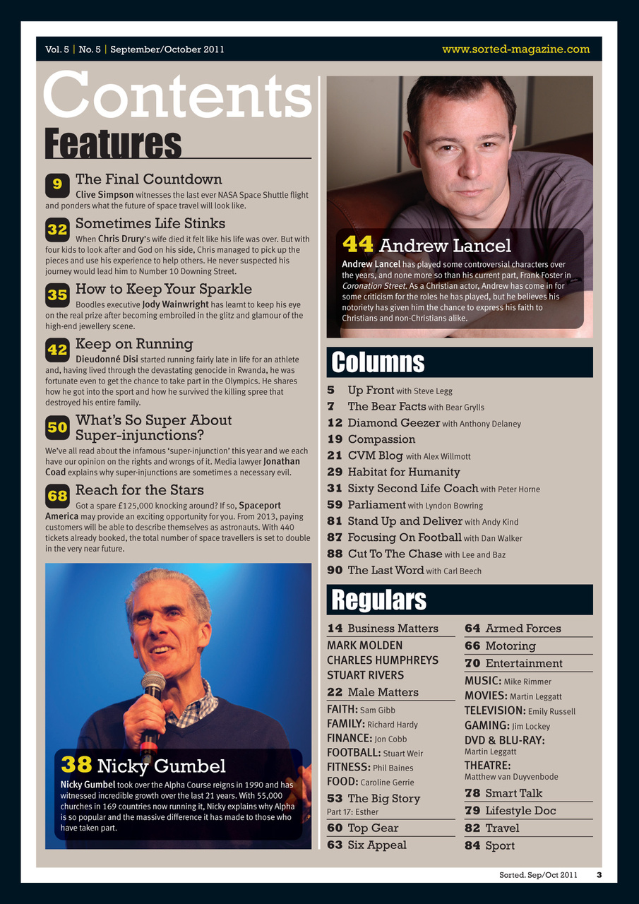 Sorted Magazine – The men's mag with morals Preview Pages