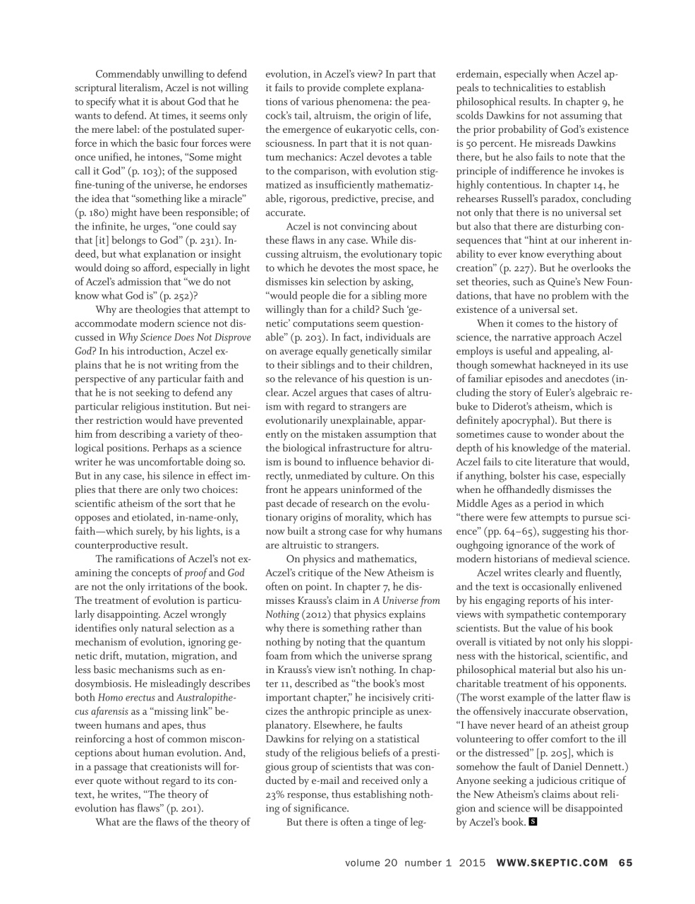 Skeptic Preview Pages