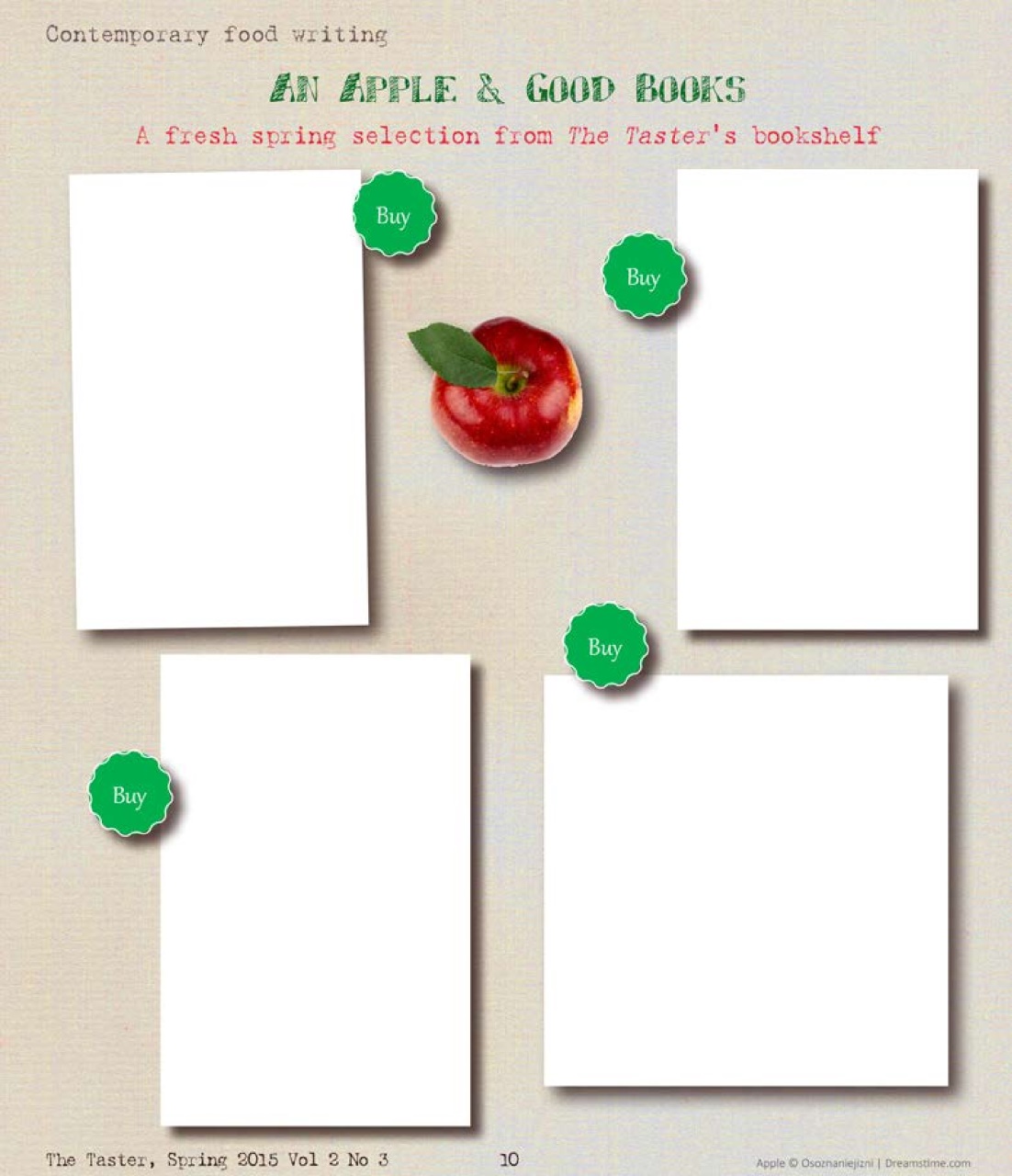 The Taster Magazine Preview Pages