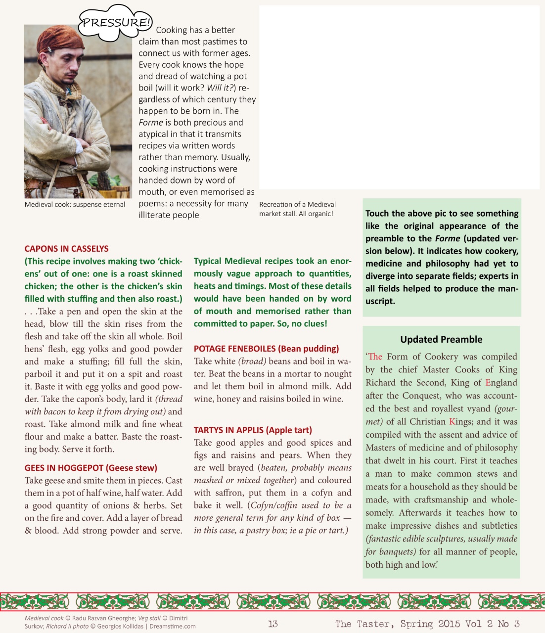 The Taster Magazine Preview Pages