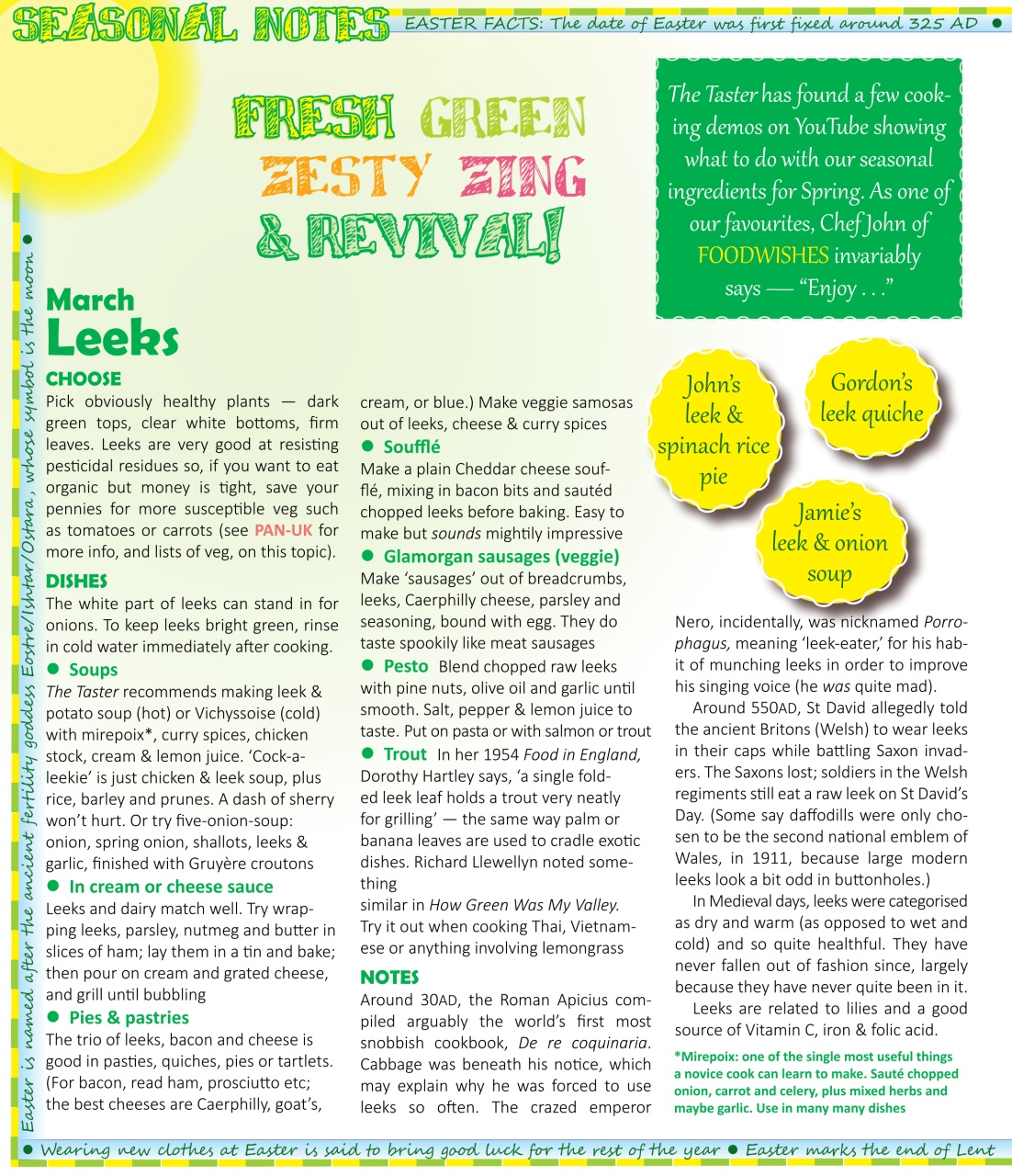 The Taster Magazine Preview Pages