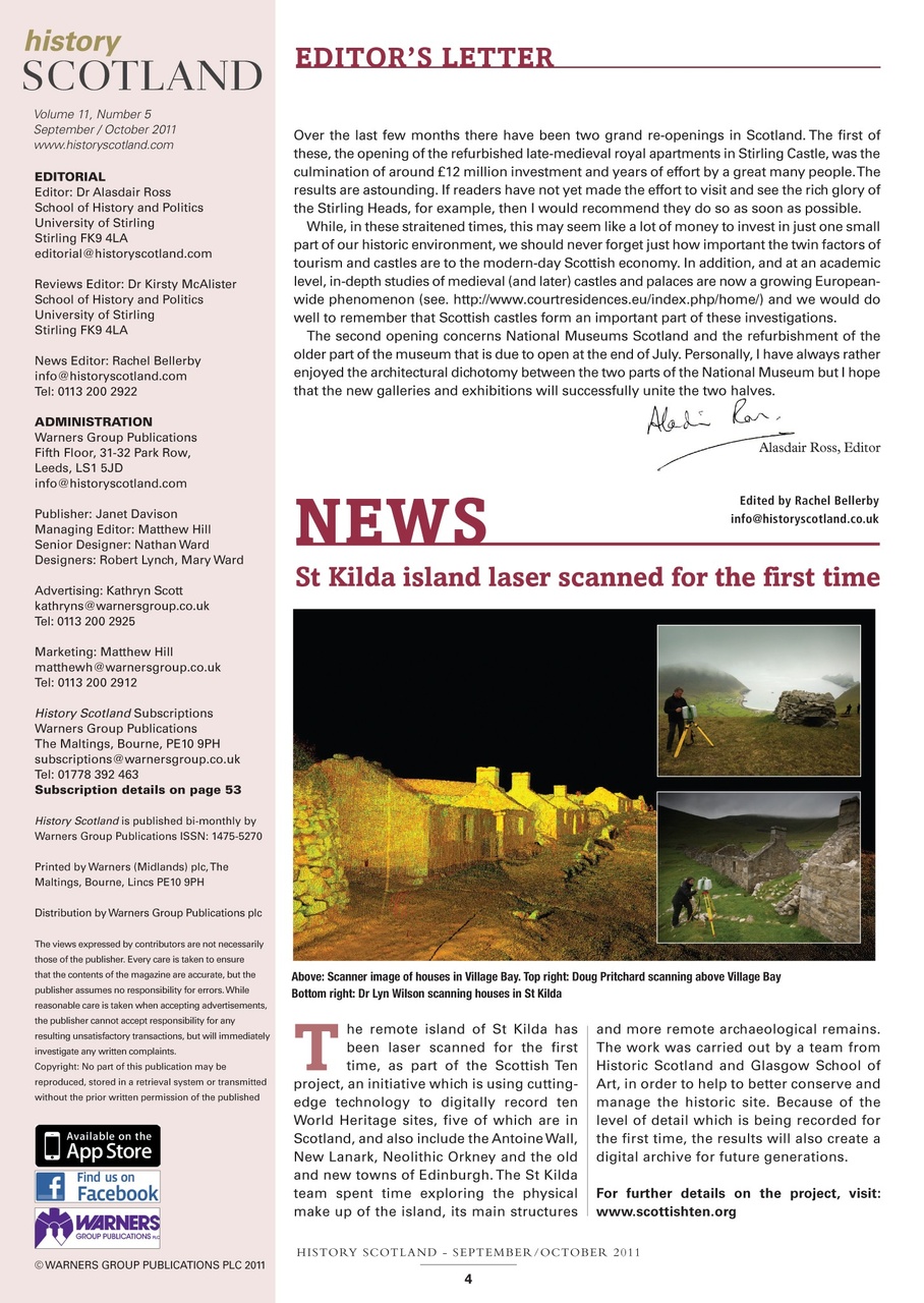 History Scotland Preview Pages