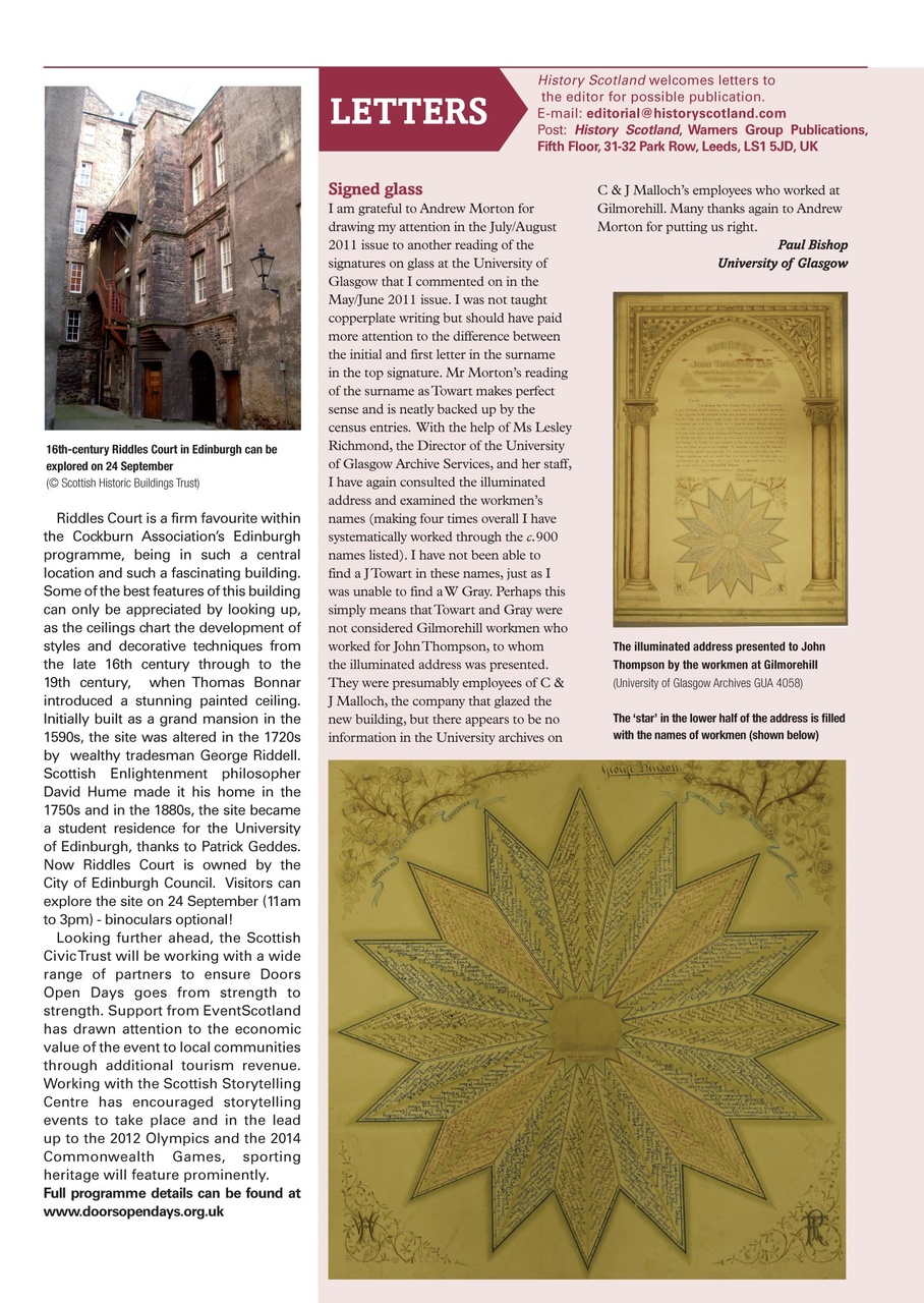 History Scotland Preview Pages