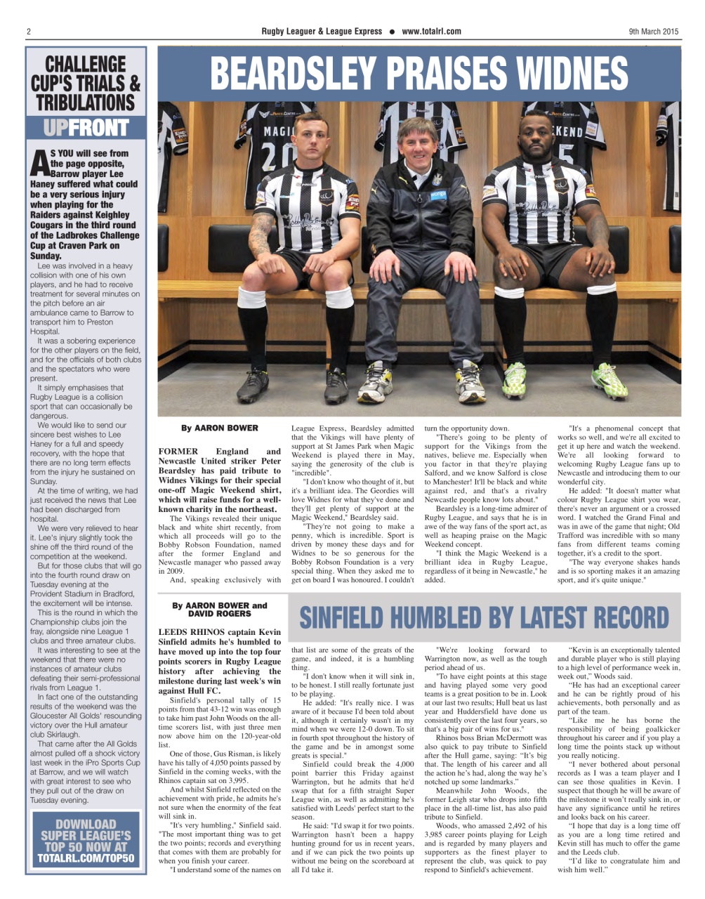 League Express Preview Pages