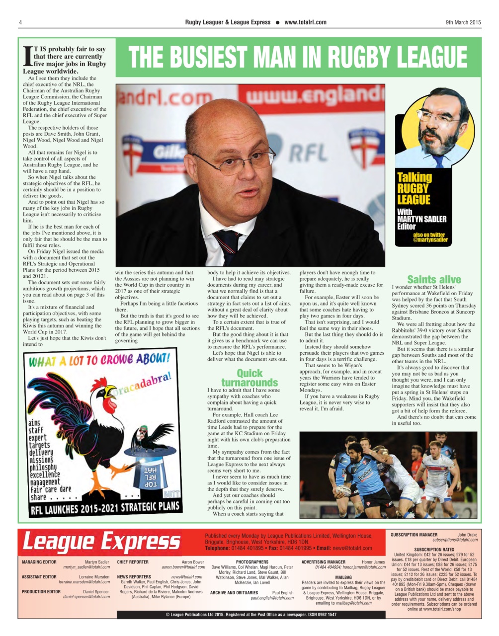 League Express Preview Pages