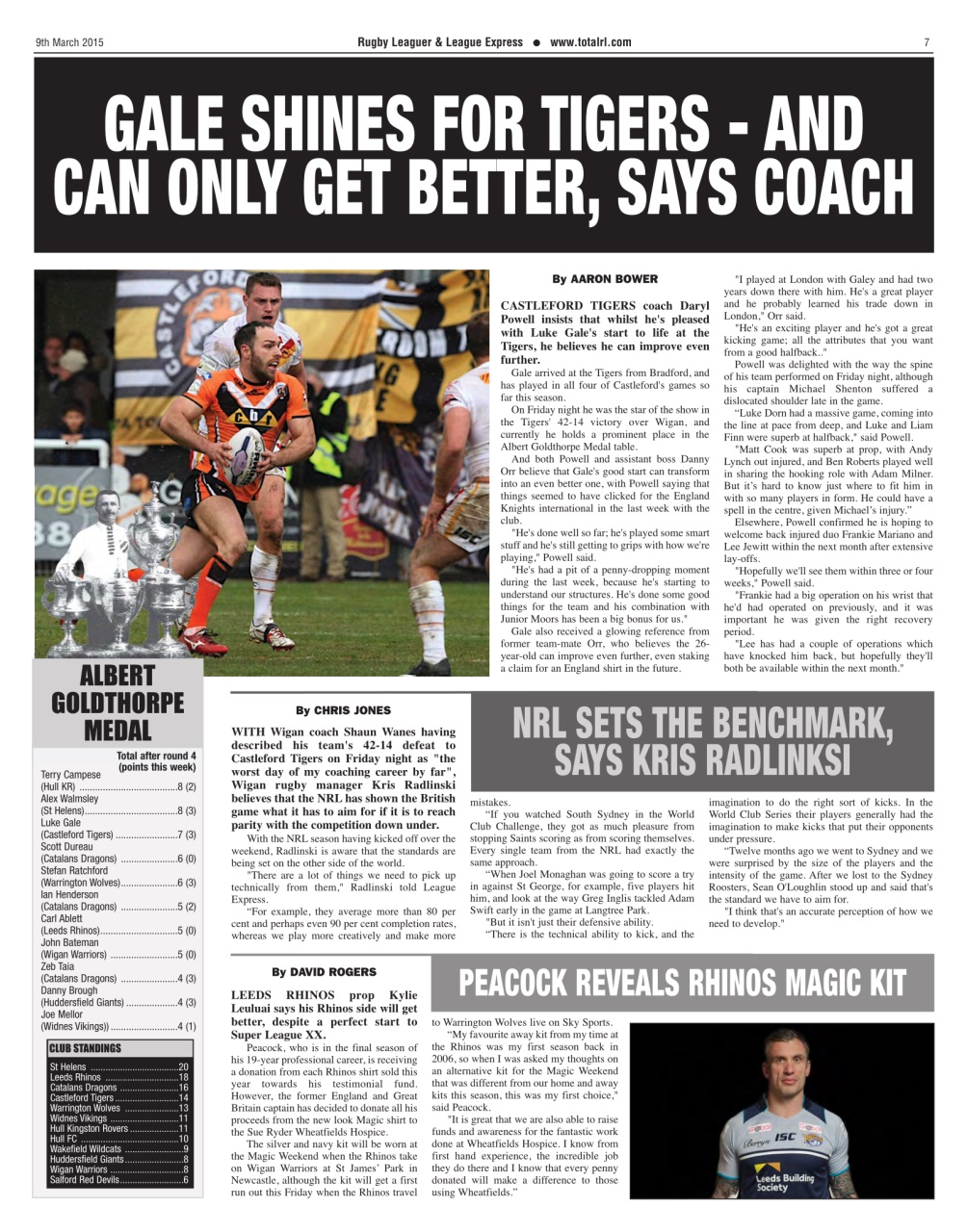 League Express Preview Pages