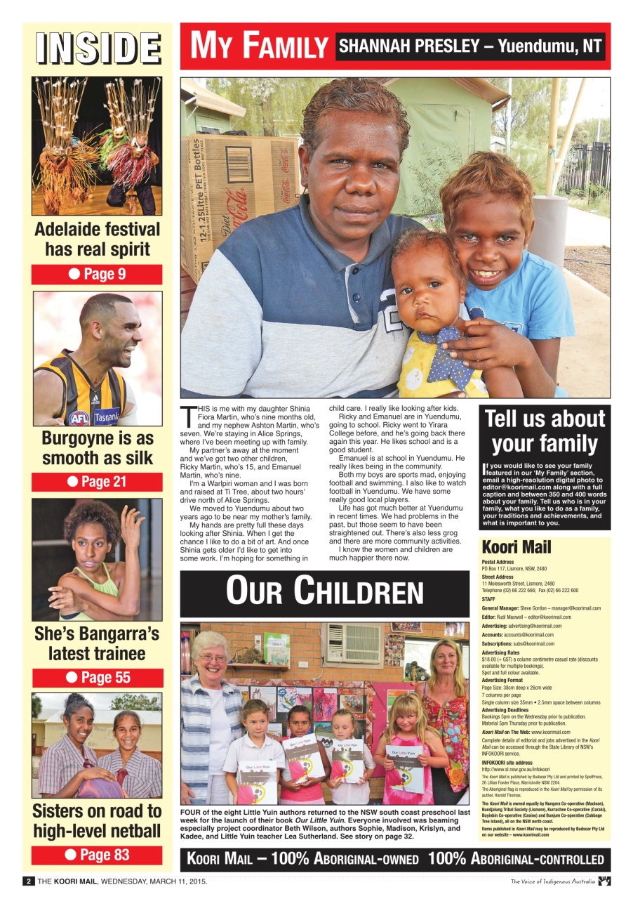 Koori Mail Preview Pages