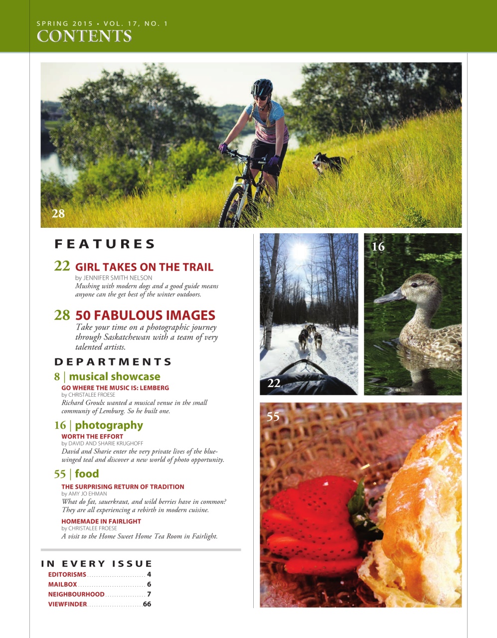 Prairies North Magazine Preview Pages