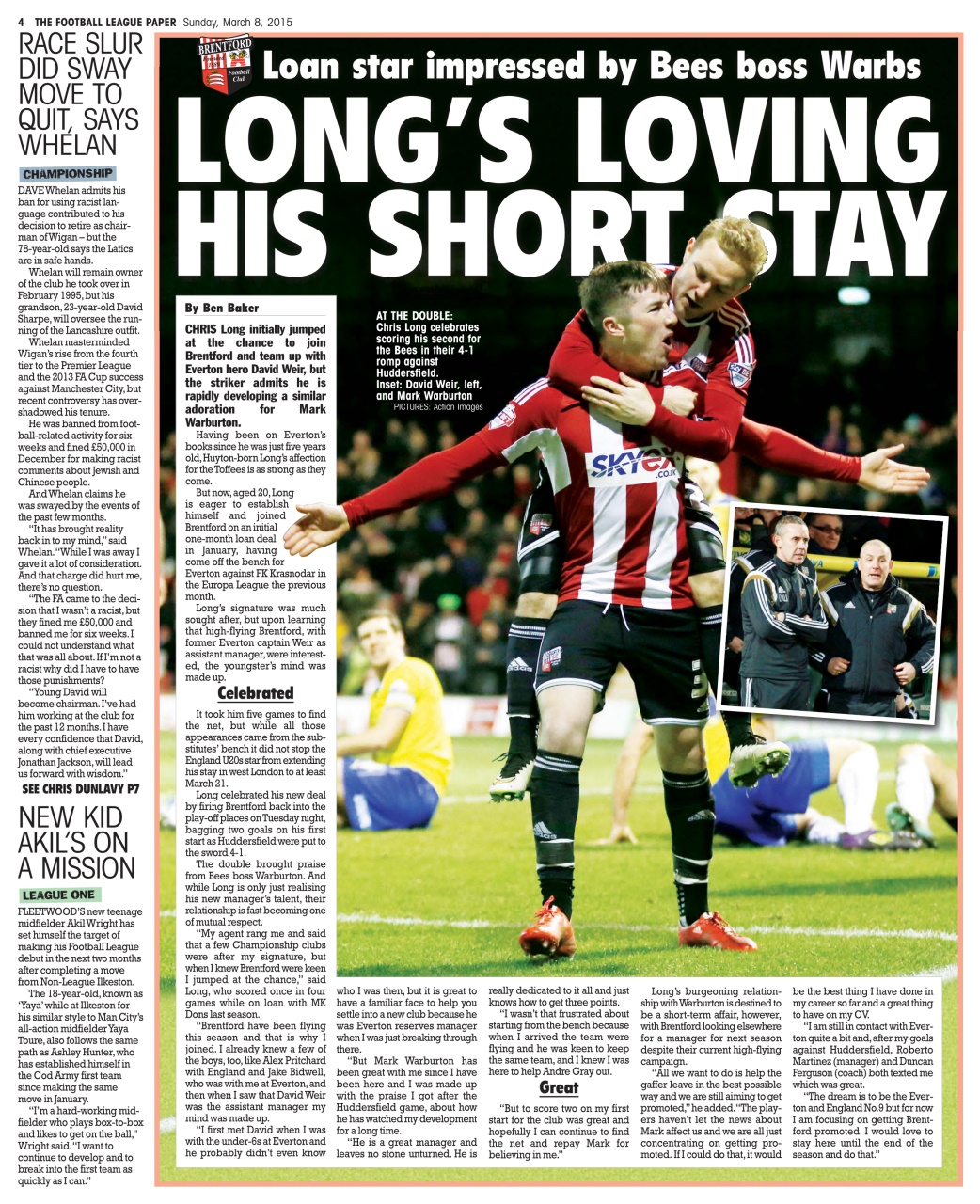 The Football League Paper Preview Pages