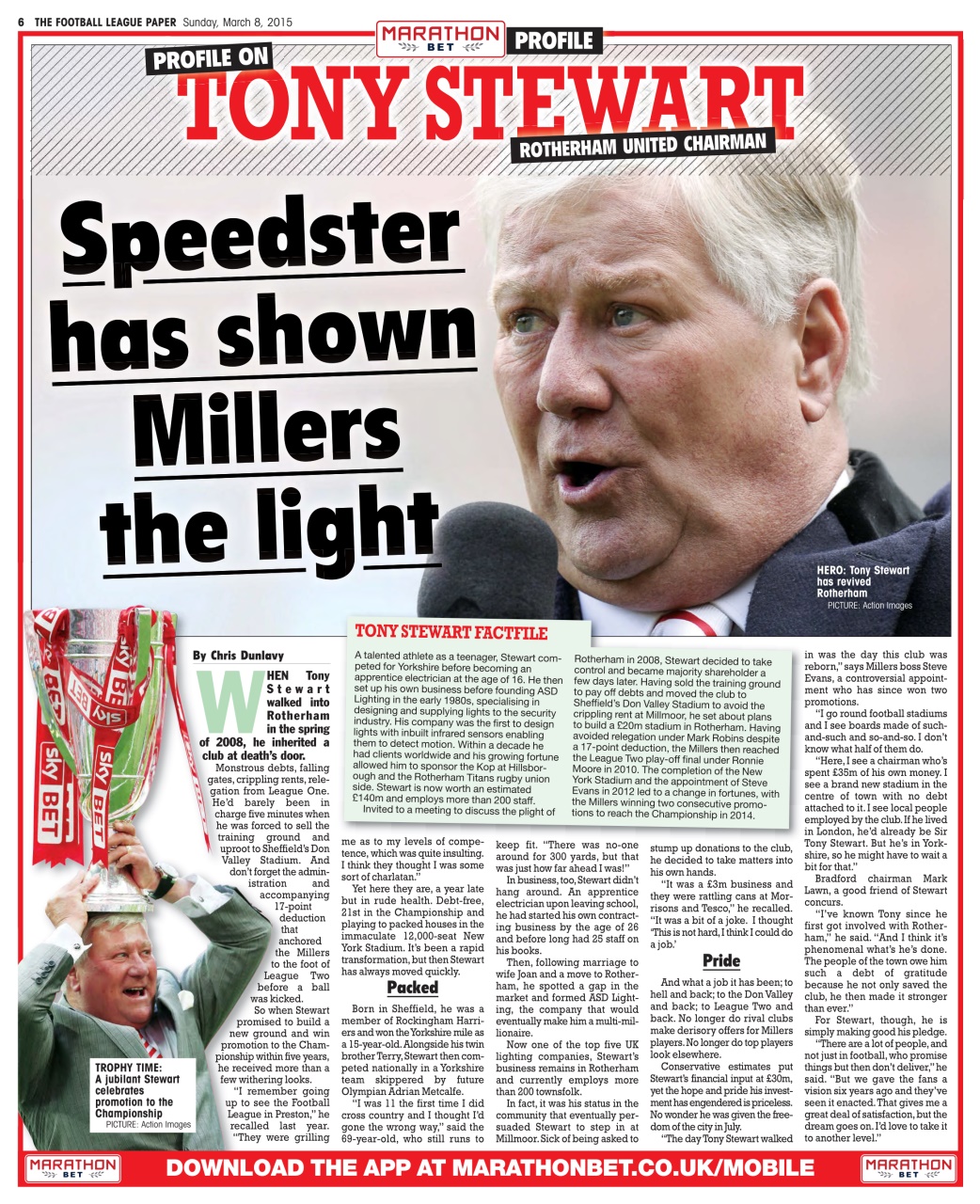 The Football League Paper Preview Pages