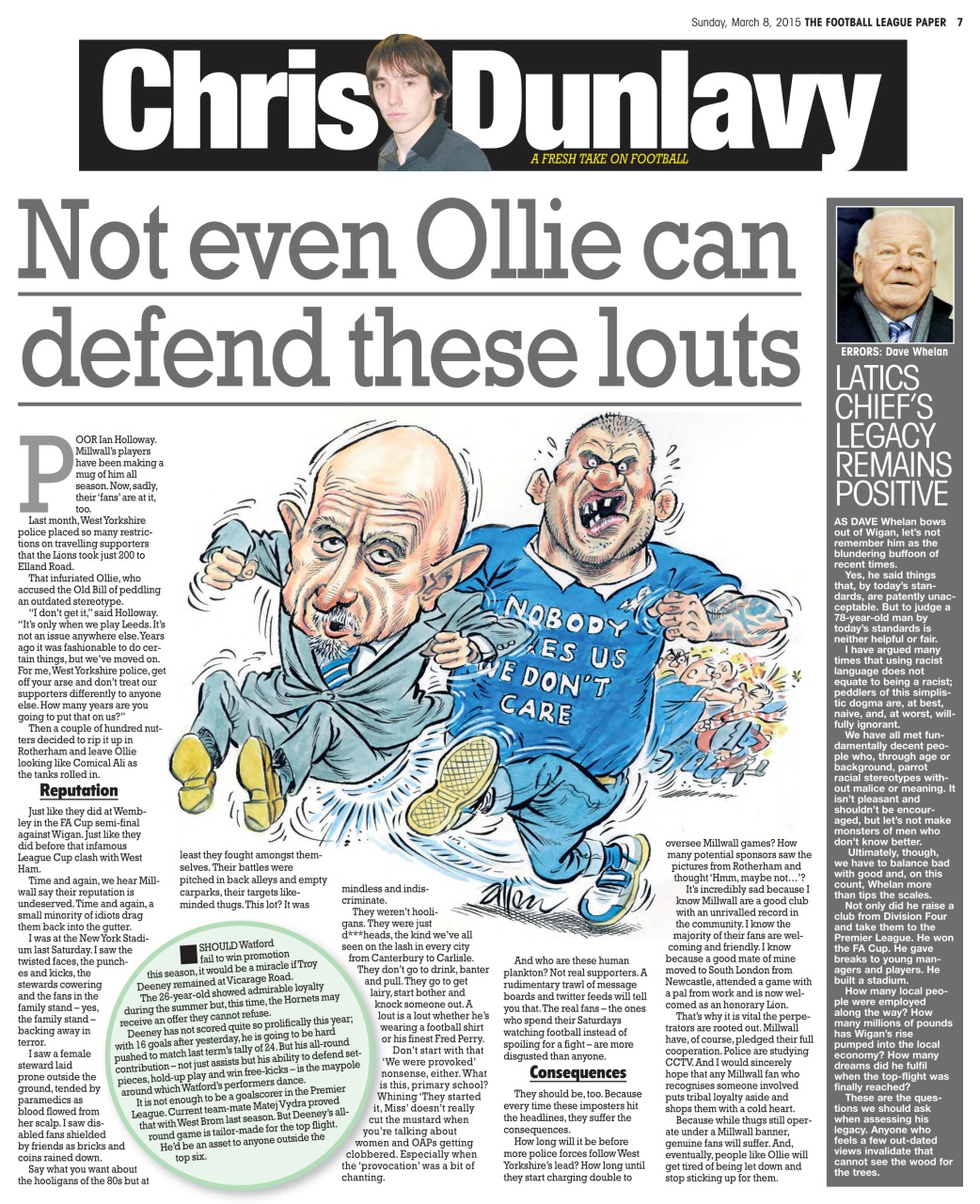 The Football League Paper Preview Pages