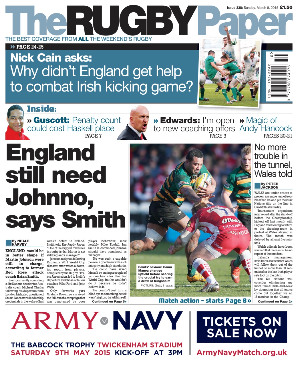 The Rugby Paper Preview Pages
