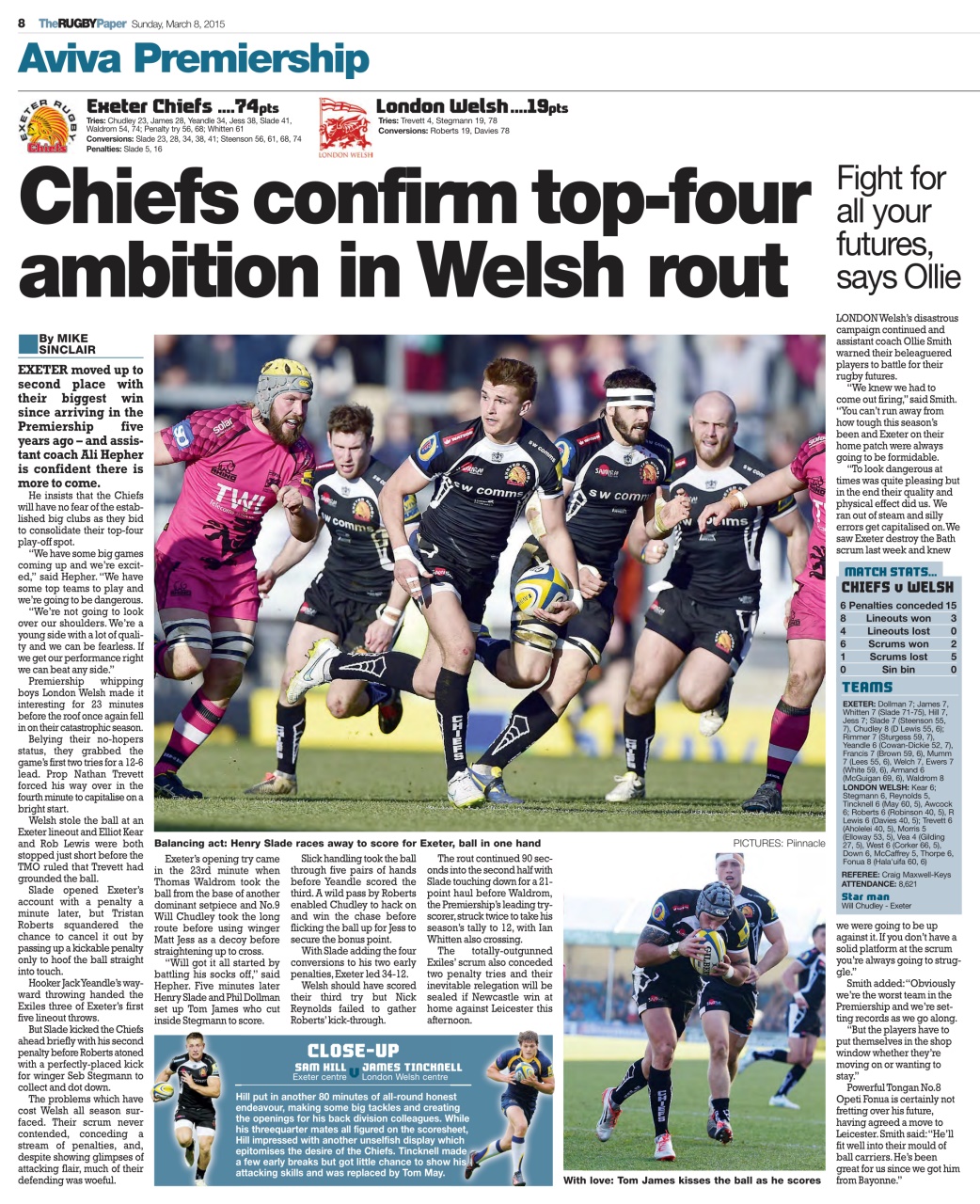 The Rugby Paper Preview Pages