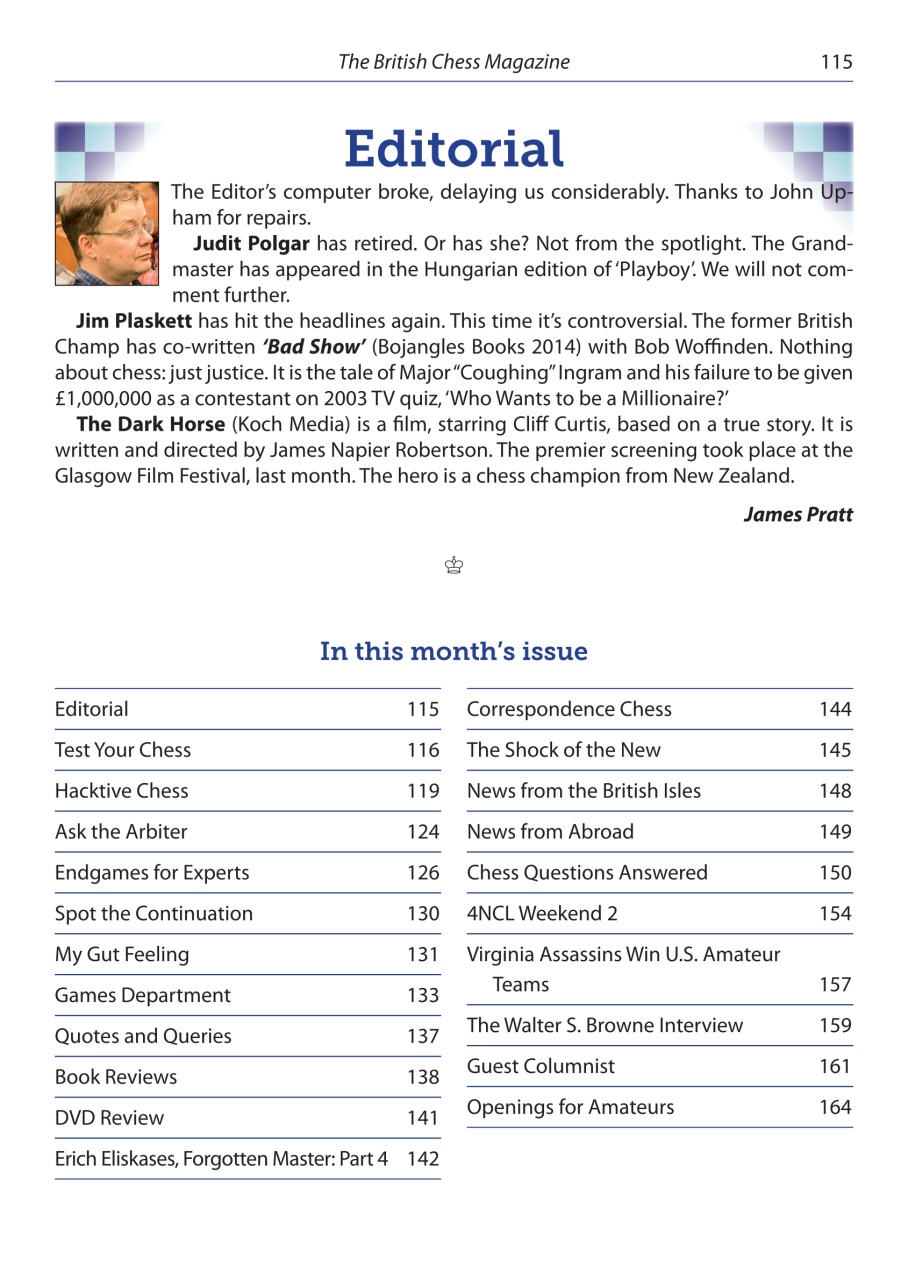 British Chess Magazine Preview Pages