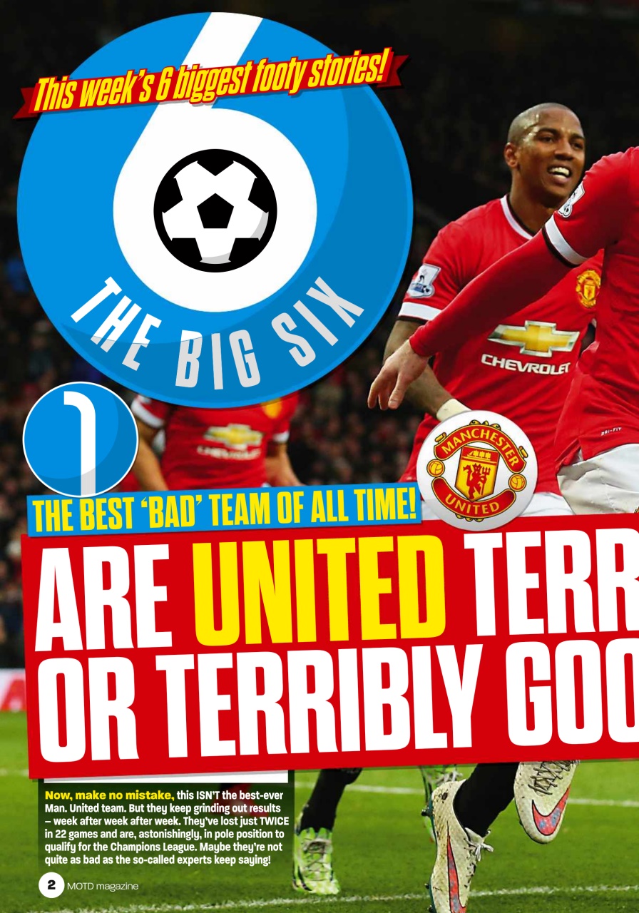 Match of the Day Preview Pages