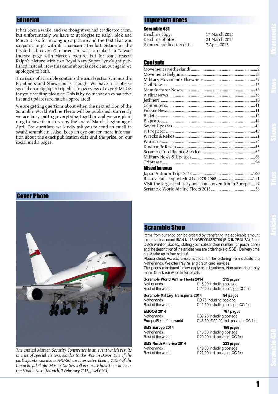 Scramble Magazine Preview Pages