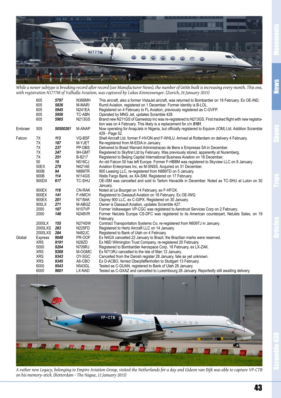 Scramble Magazine Preview Pages