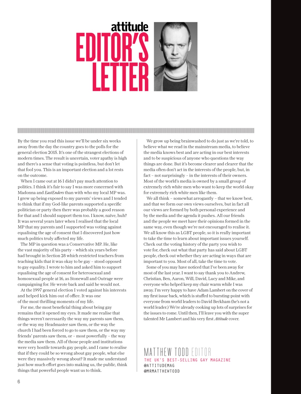 Attitude Preview Pages