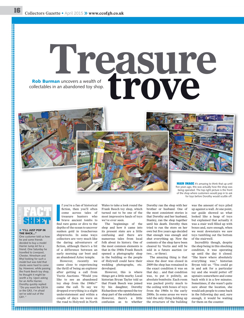 Collectors Gazette Preview Pages