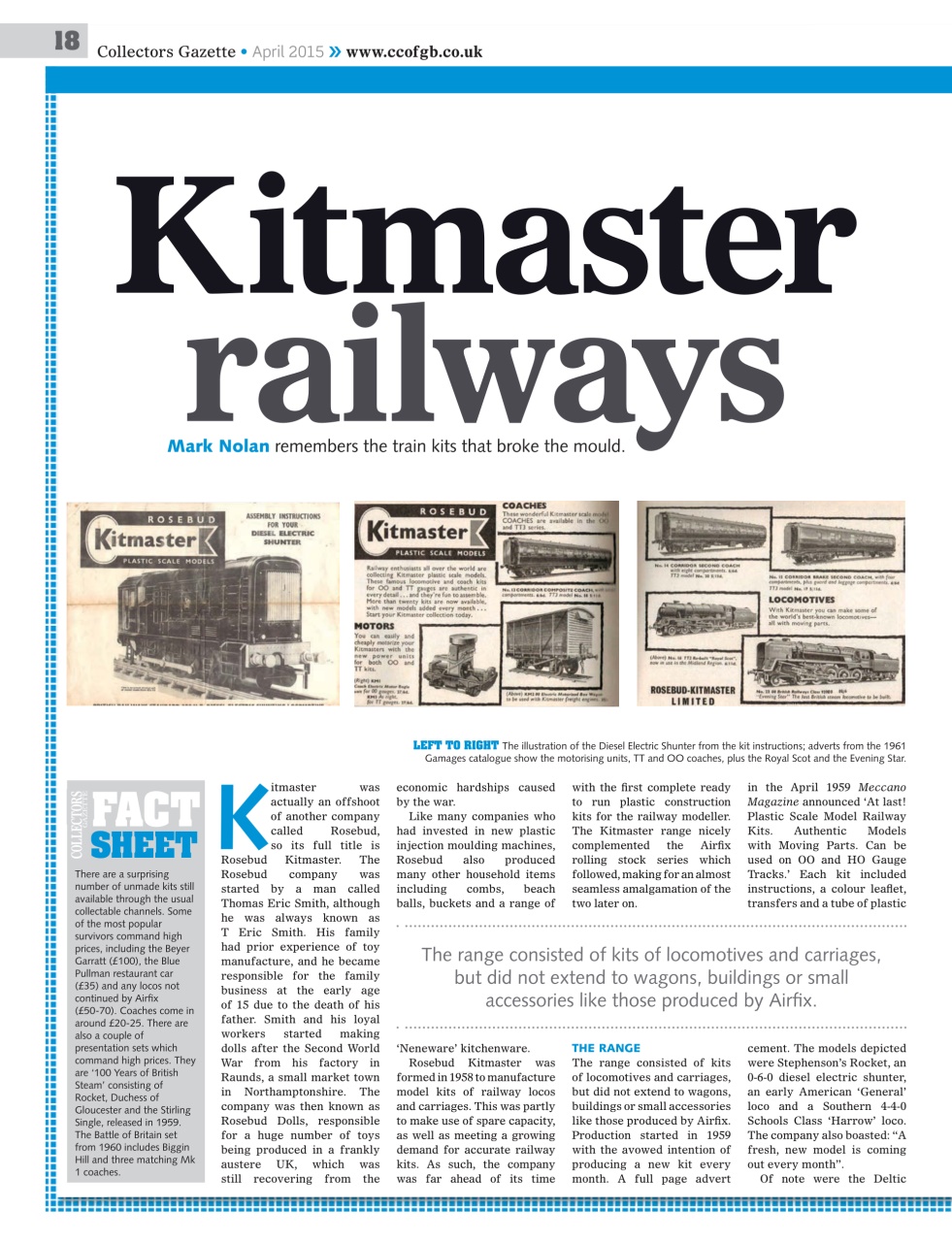 Collectors Gazette Preview Pages