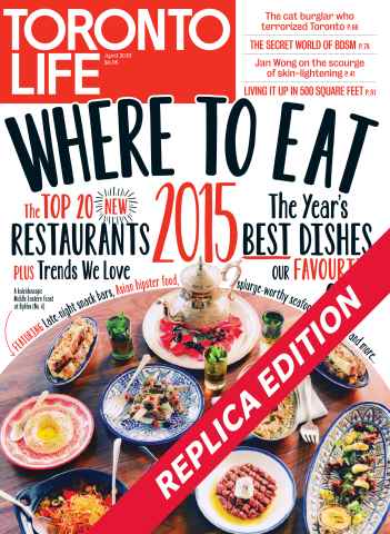 Toronto Life issue April 2015