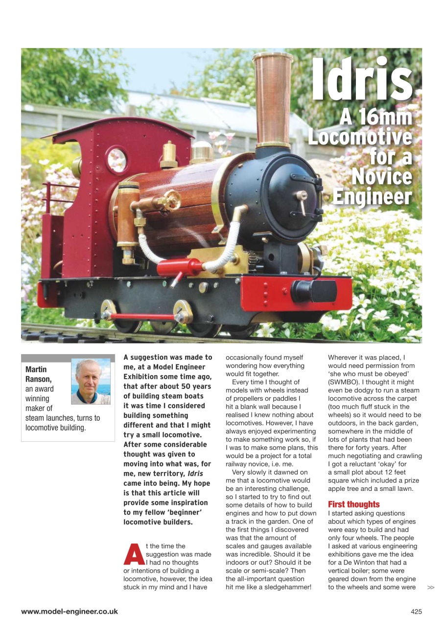 Model Engineer Preview Pages