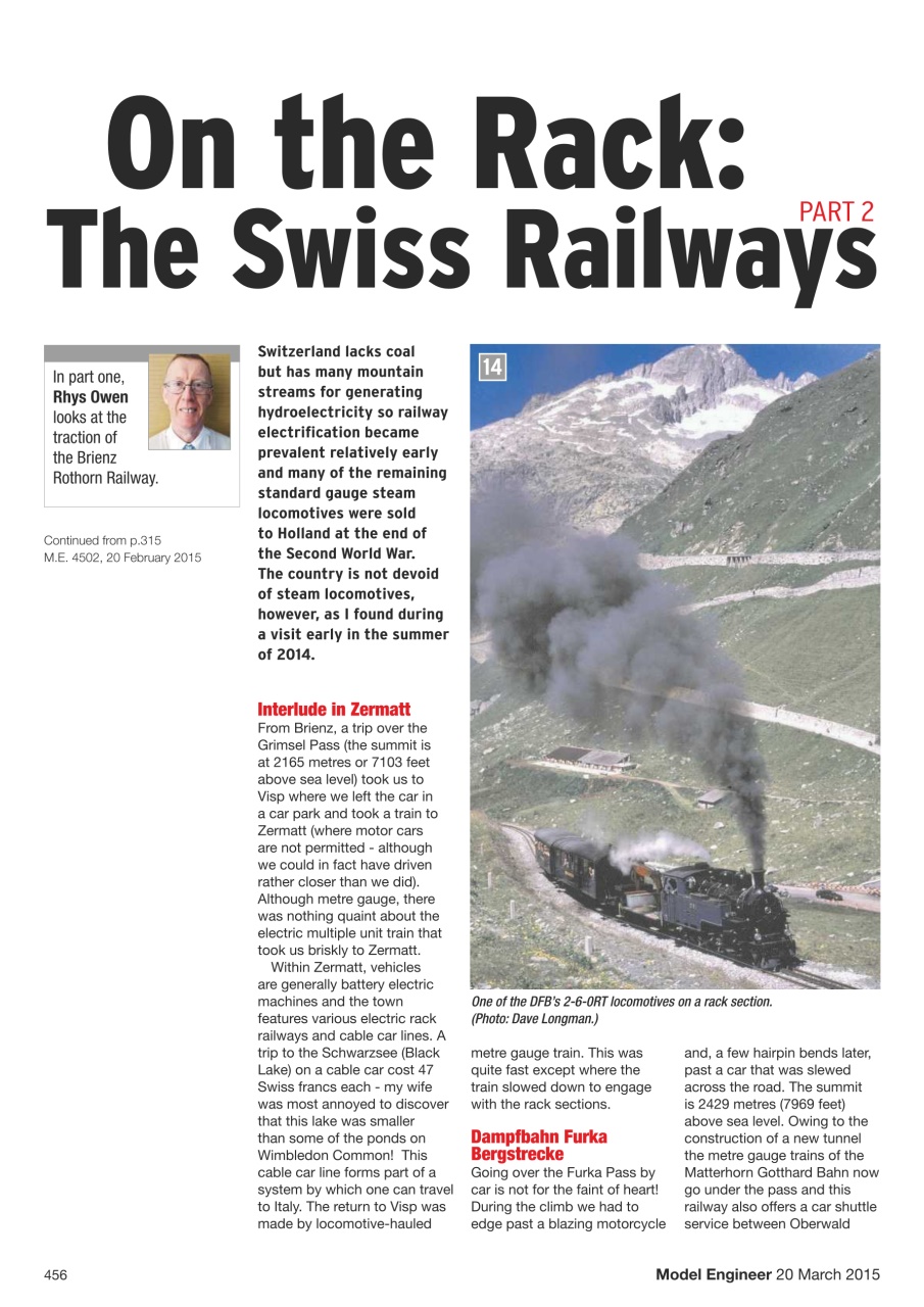 Model Engineer Preview Pages