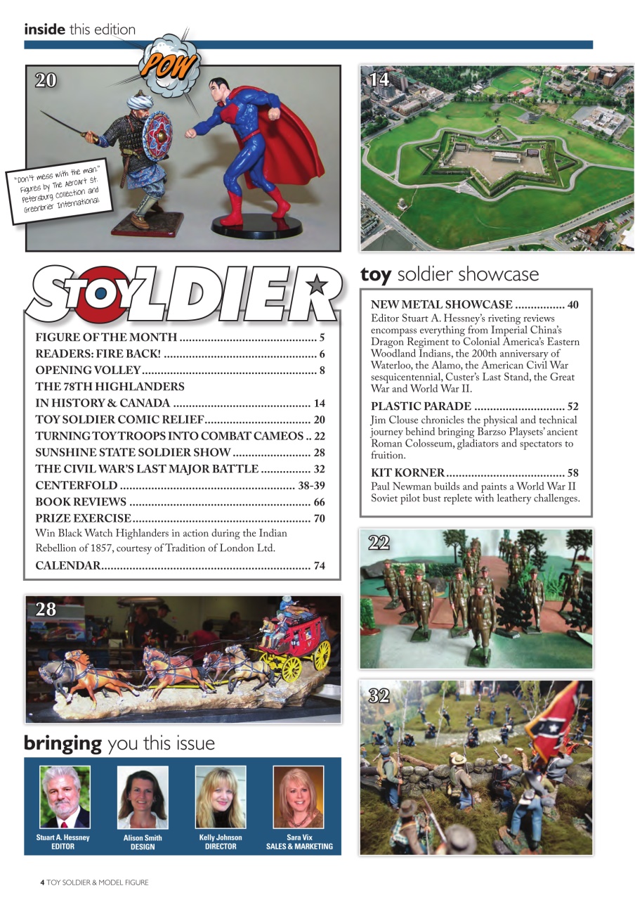 Toy Soldier & Model Figure Preview Pages
