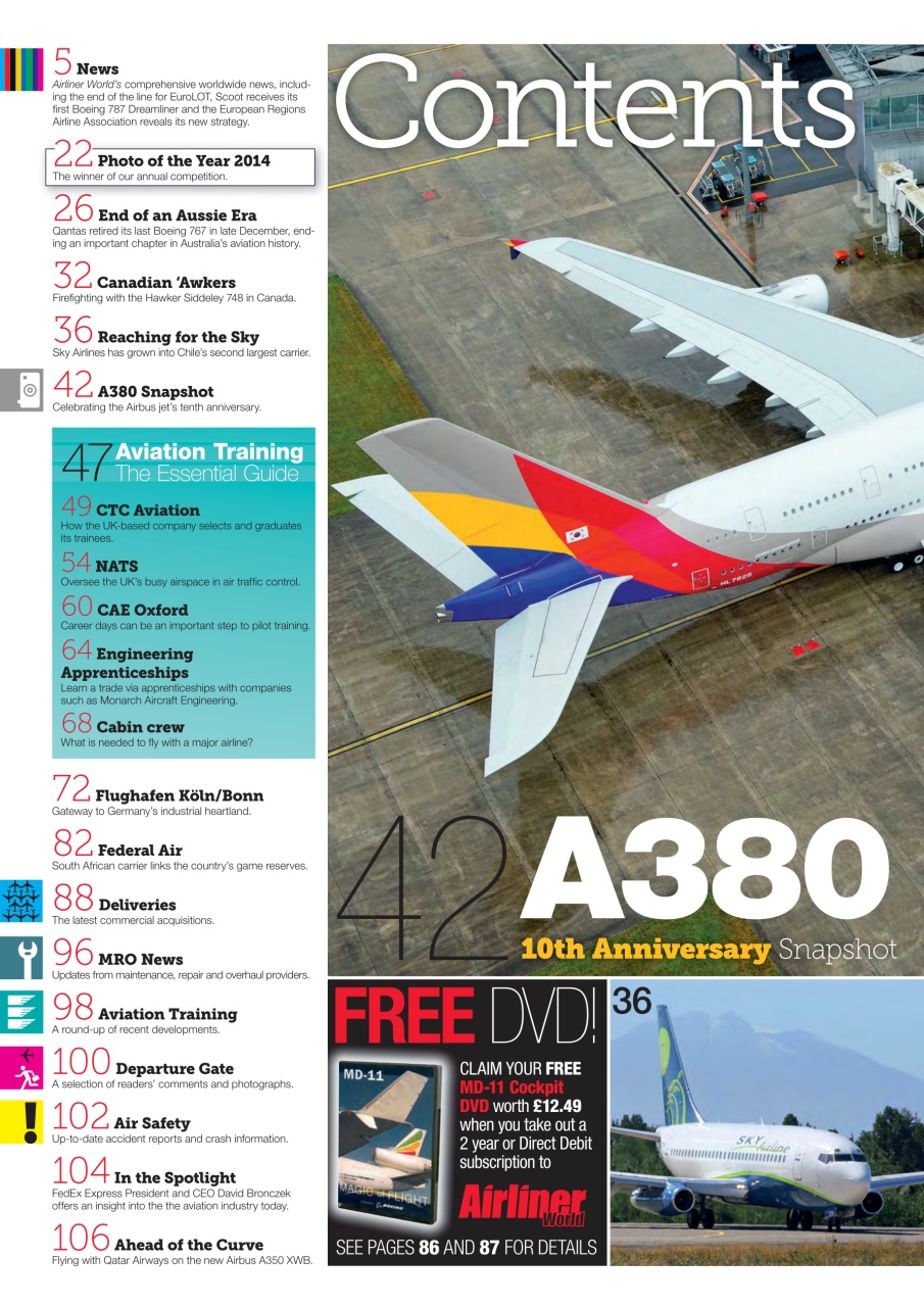 Airliner World Preview Pages