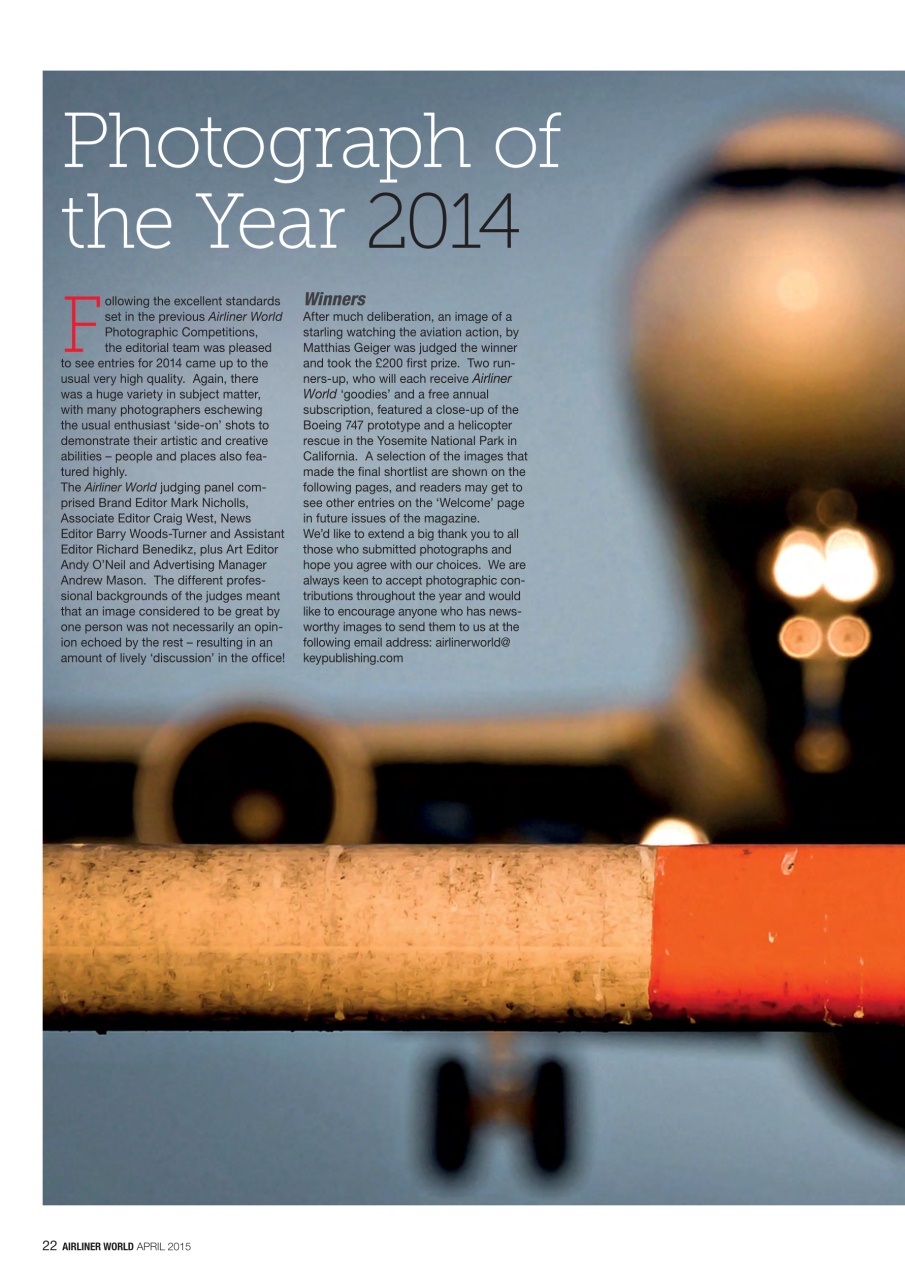 Airliner World Preview Pages