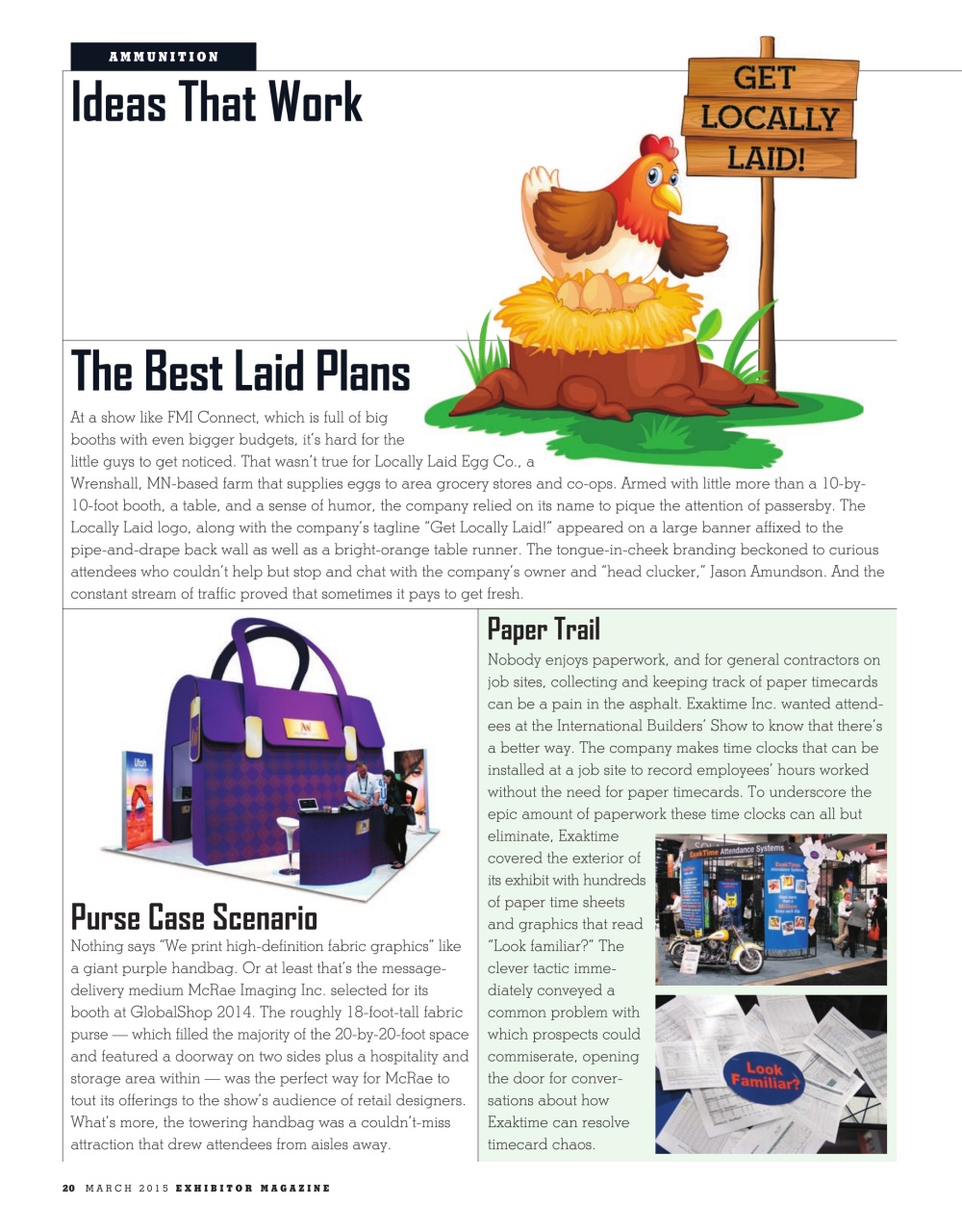 EXHIBITOR Magazine Preview Pages