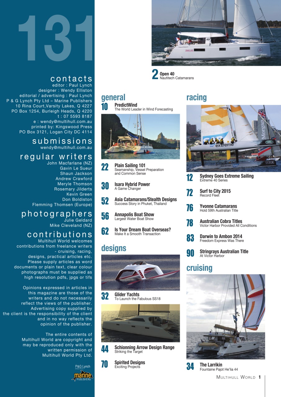 Multihull World Preview Pages