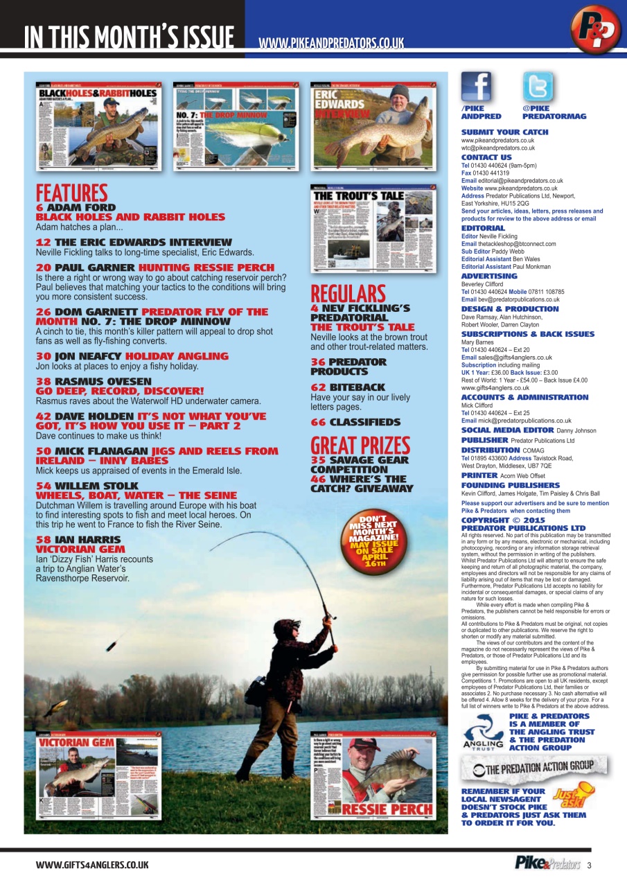Pike & Predators Preview Pages