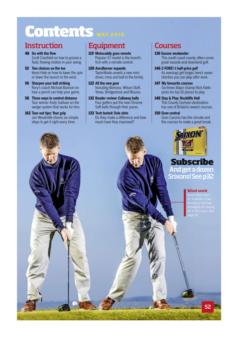 Today's Golfer Preview Pages