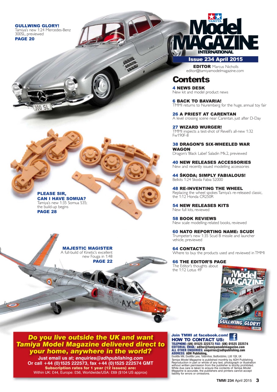 Tamiya Model Magazine Preview Pages