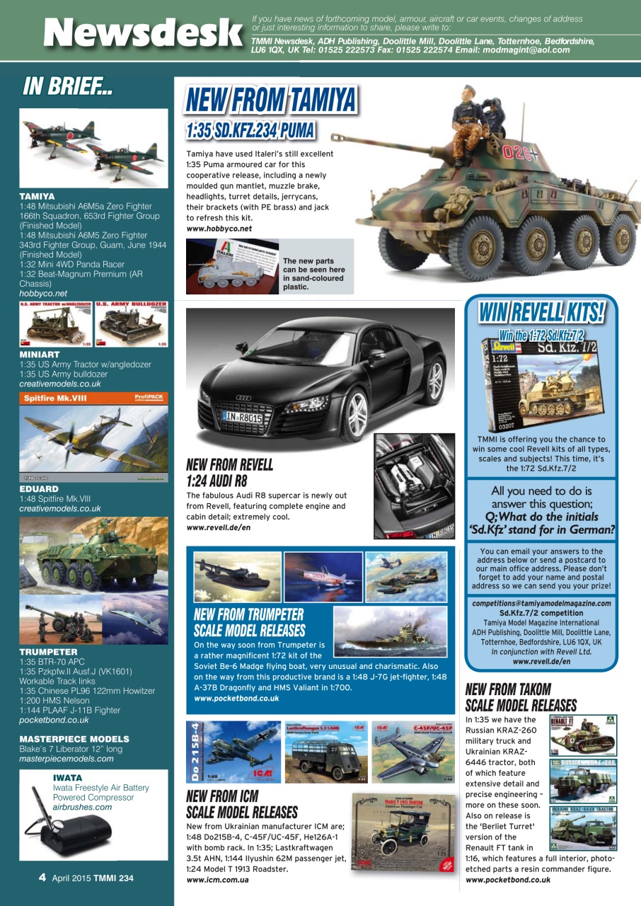 Tamiya Model Magazine Preview Pages