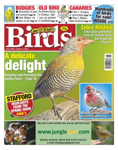 Cage & Aviary Birds issue 