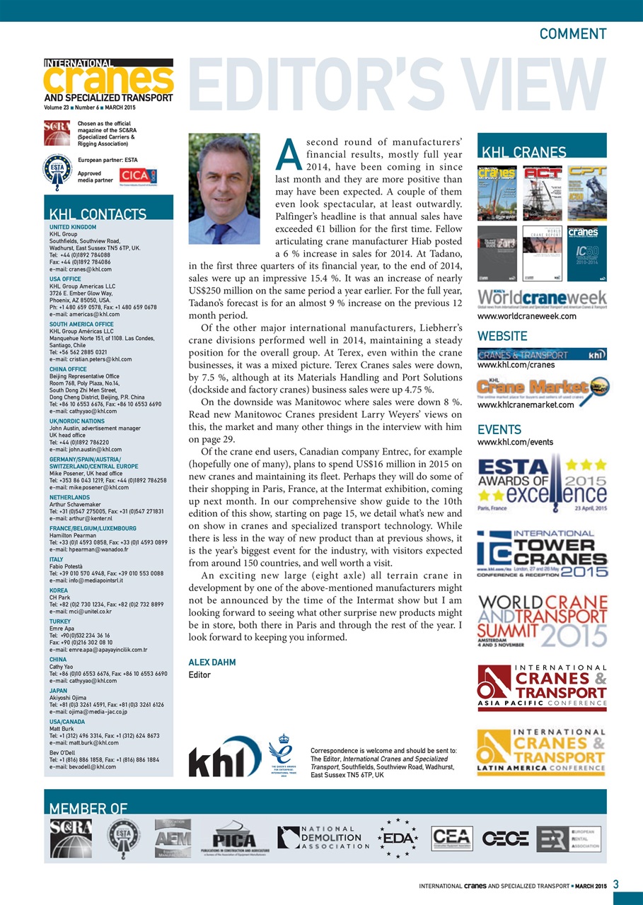 Int. Cranes and Specialized Transp Preview Pages