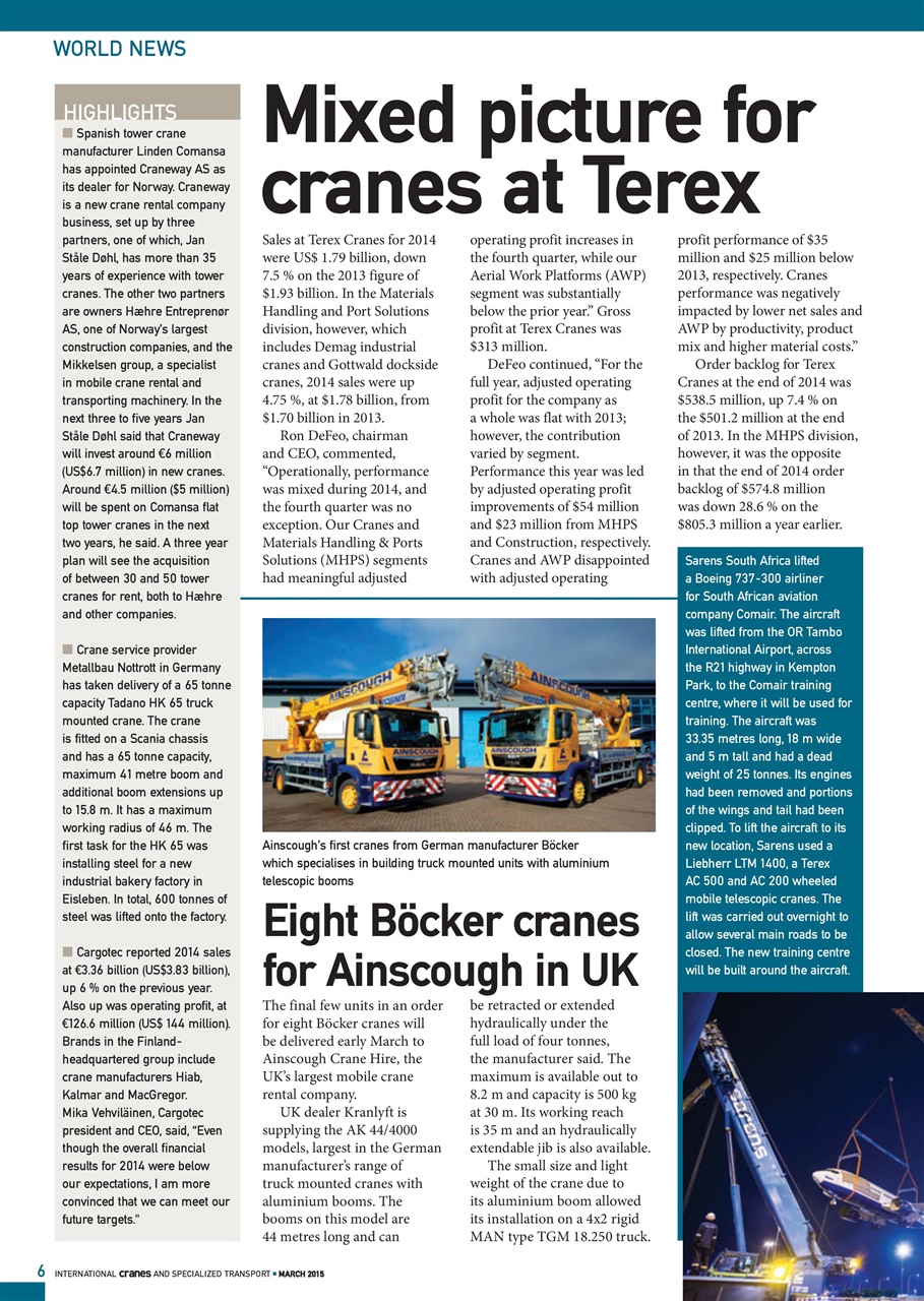 Int. Cranes and Specialized Transp Preview Pages