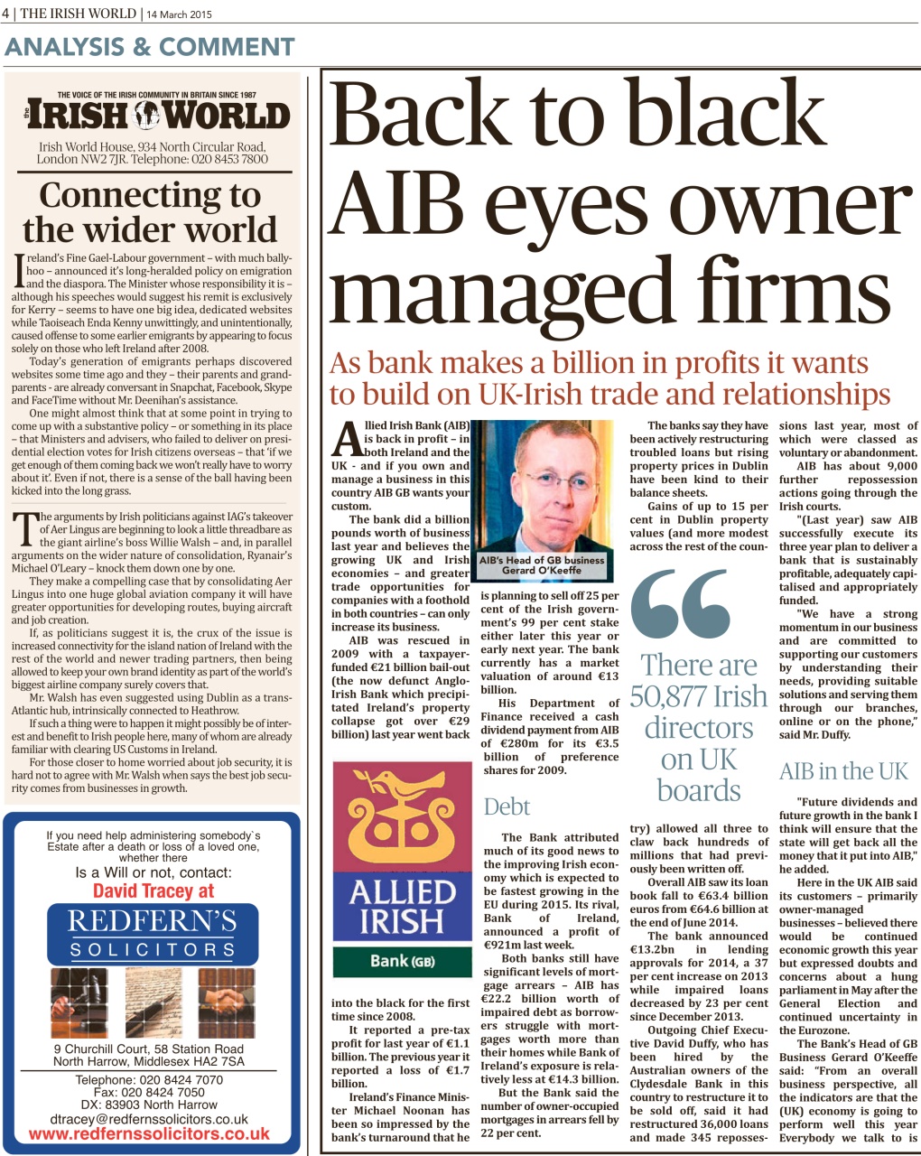 Irish World Preview Pages