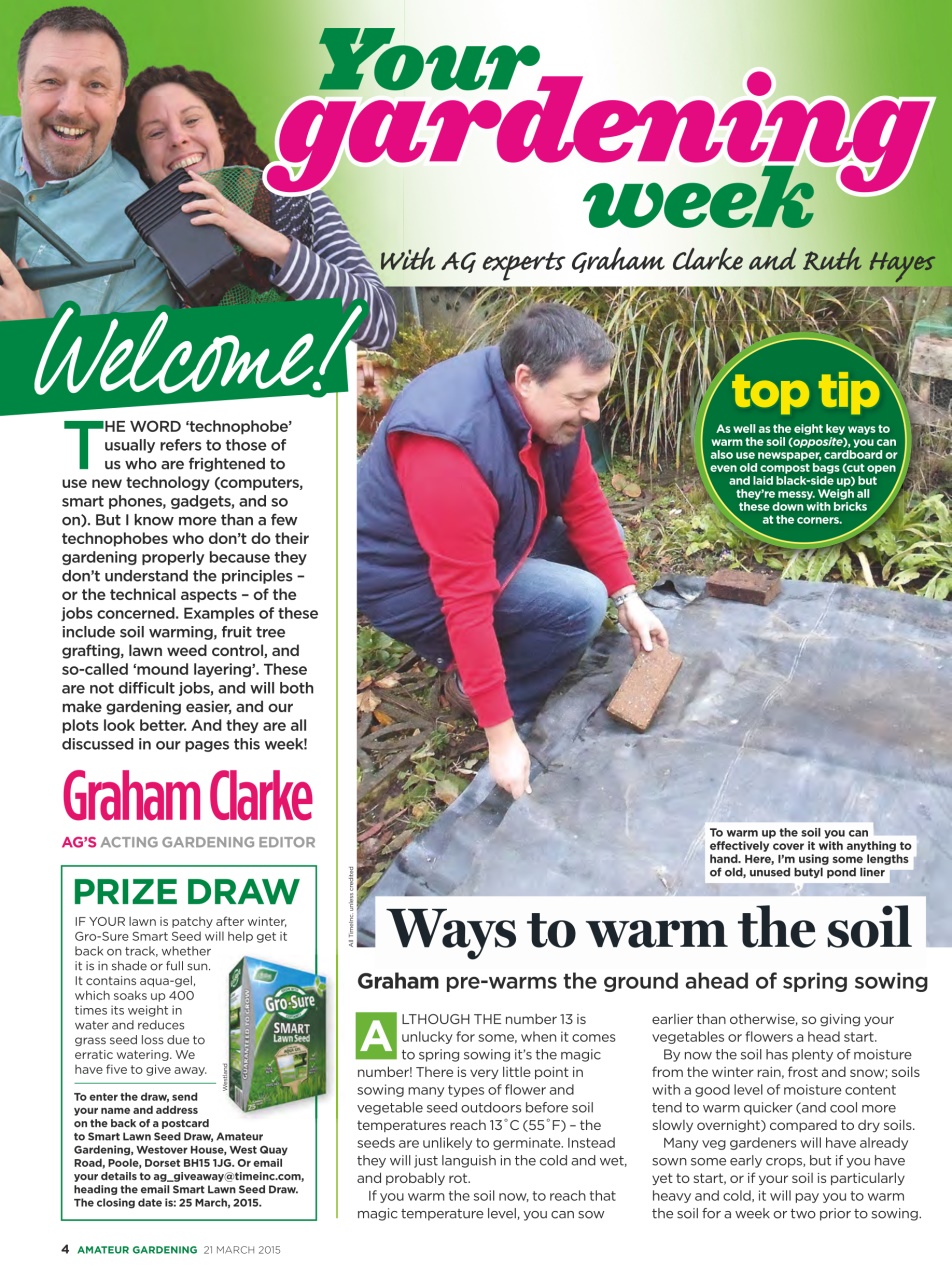 Amateur Gardening Preview Pages