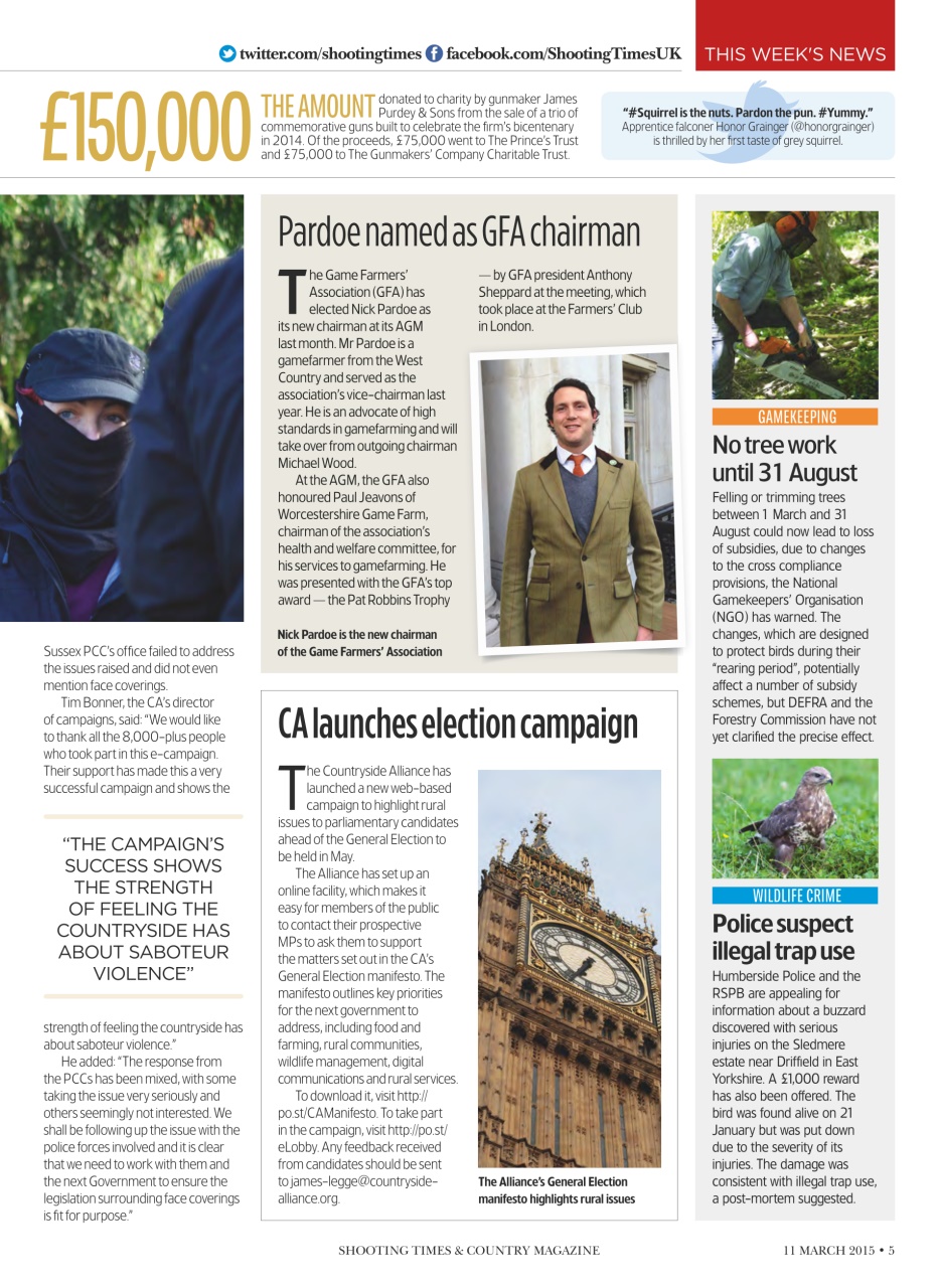 Shooting Times & Country Preview Pages