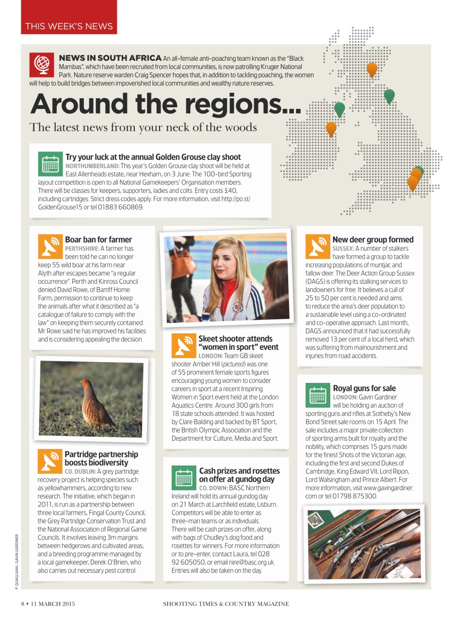 Shooting Times & Country Preview Pages