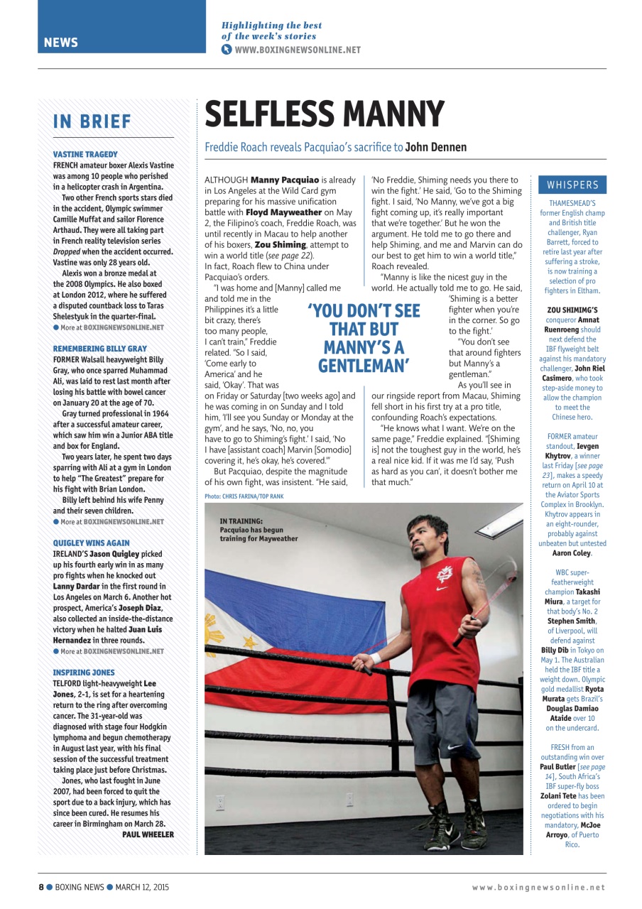 Boxing News Preview Pages