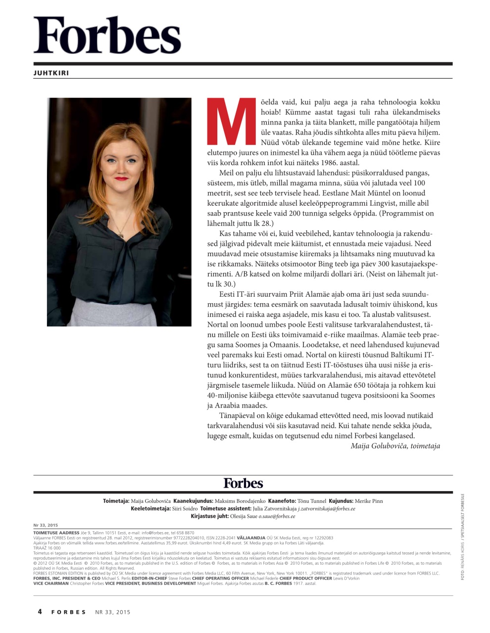 Forbes Estonia Preview Pages